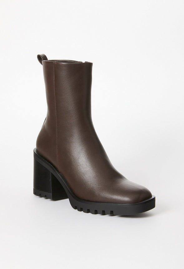 Maree Lug Sole Bootie Coffee