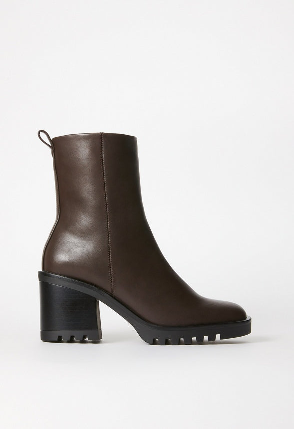 Maree Lug Sole Bootie Coffee