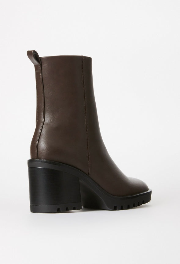 Maree Lug Sole Bootie Coffee