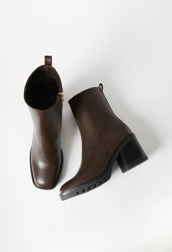 Maree Lug Sole Bootie Coffee