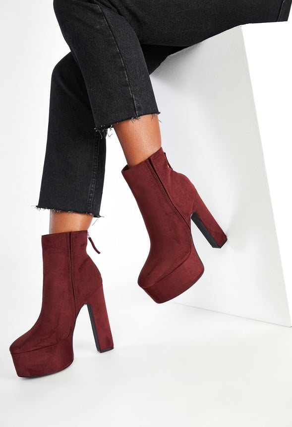Brielle Platform Bootie Oxblood