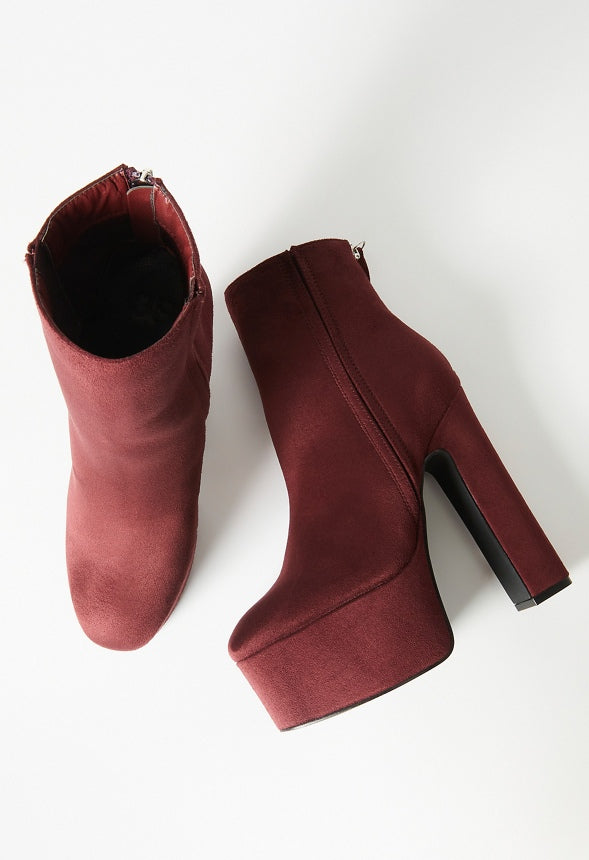 Brielle Platform Bootie Oxblood