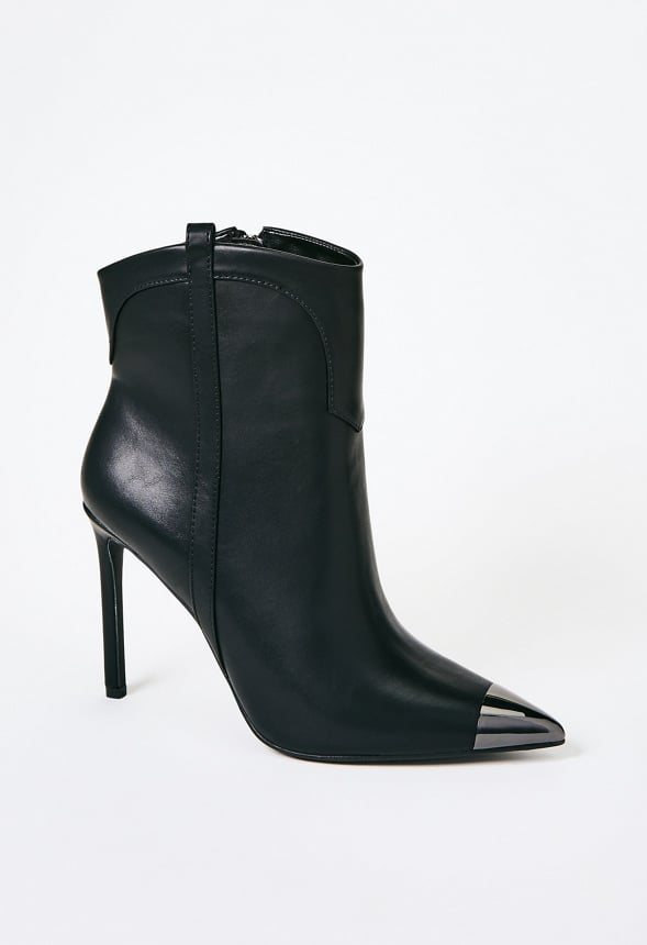 Joelle Stiletto Bootie Black Caviar