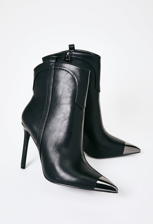 Joelle Stiletto Bootie Black Caviar