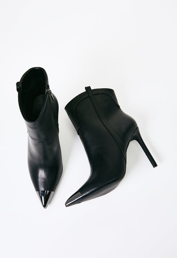 Joelle Stiletto Bootie Black Caviar