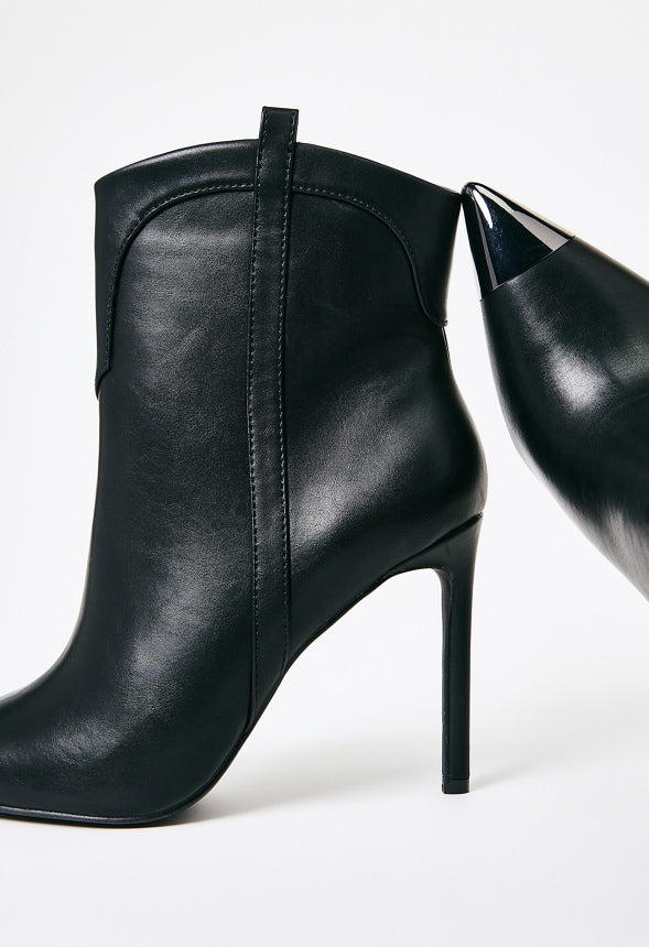 Joelle Stiletto Bootie Black Caviar