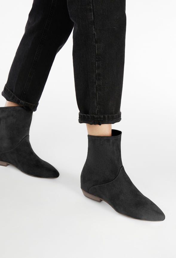 Tabby Western Bootie Black
