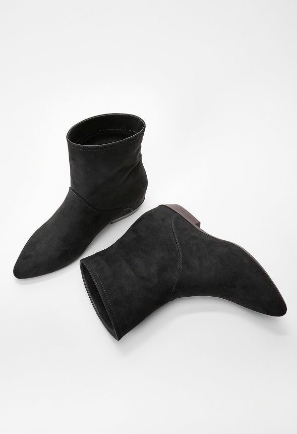 Tabby Western Bootie Black