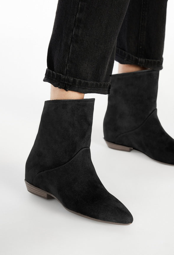 Tabby Western Bootie Black