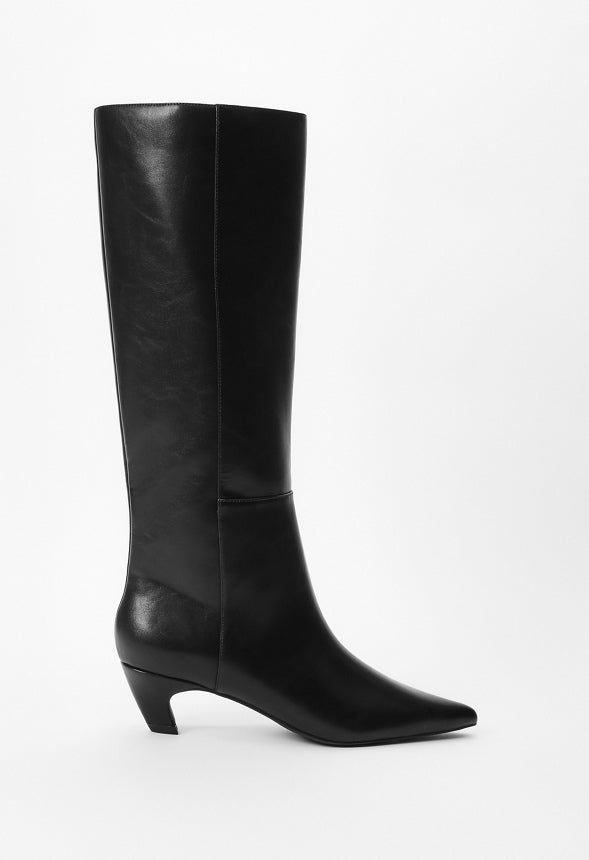 Hattie Heeled Boot Black