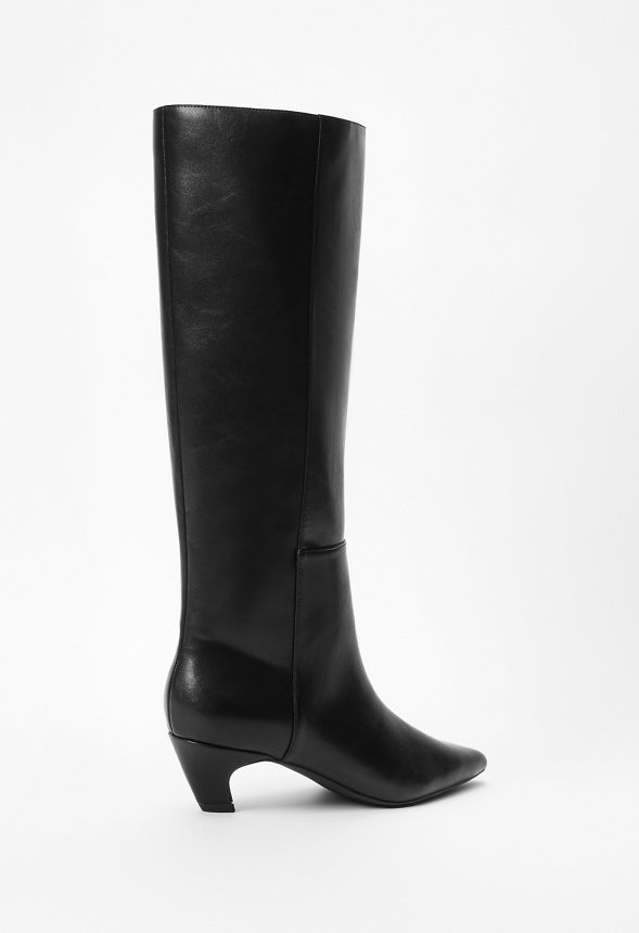 Hattie Heeled Boot Black