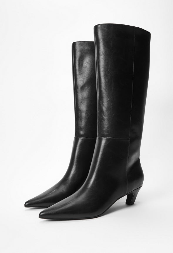 Hattie Heeled Boot Black