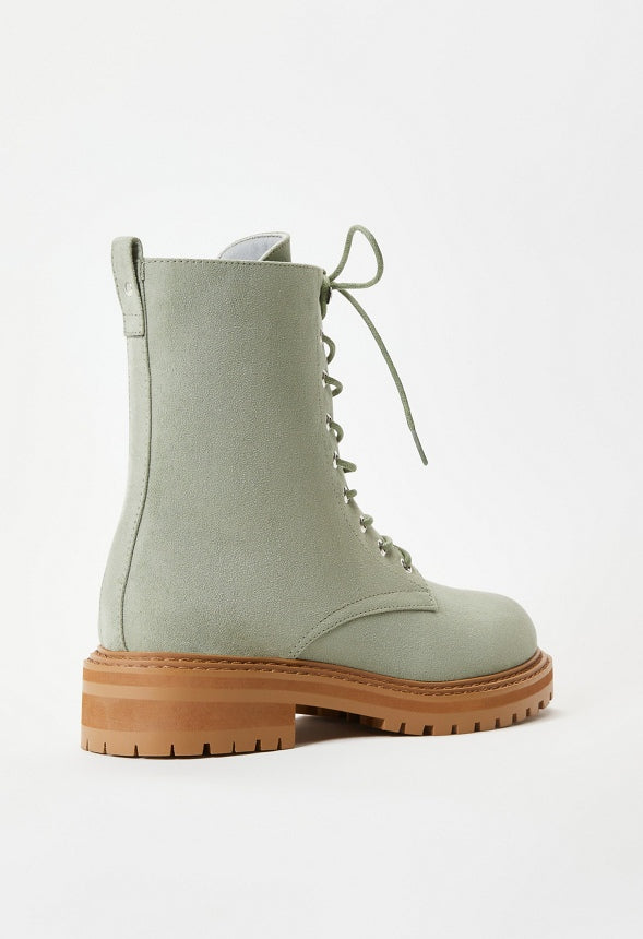 Briar Lace Up Bootie Seagrass Green