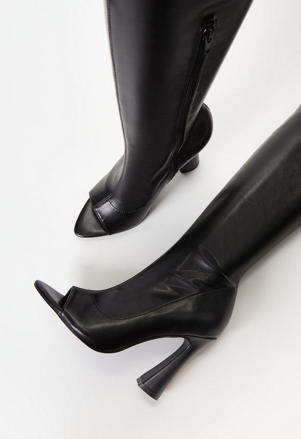Giana Over The Knee Boot Black