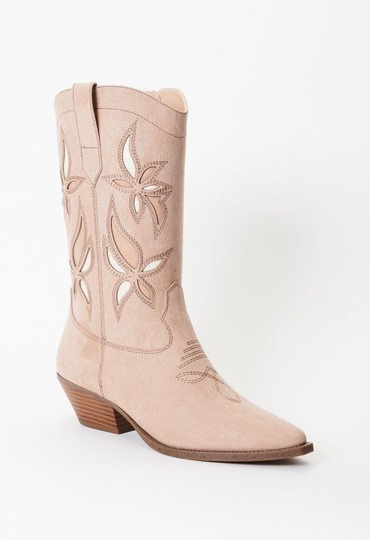 Josie Western Boot Warm Taupe Multi