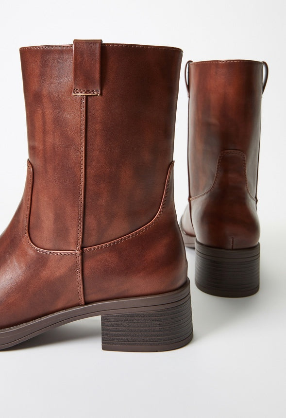 Indy Ankle Boot Leather Brown