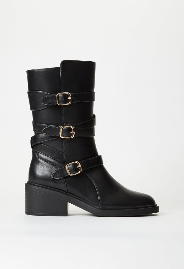 Greer Flat Boot Black