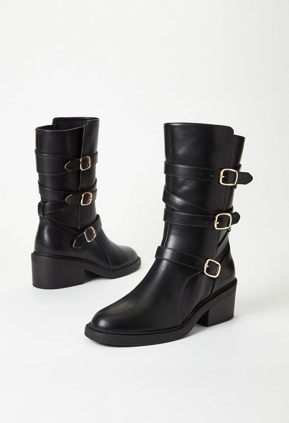 Greer Flat Boot Black