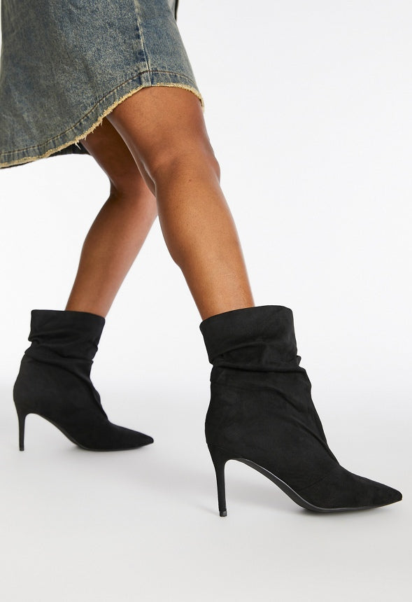 Natalia Stiletto Bootie Black