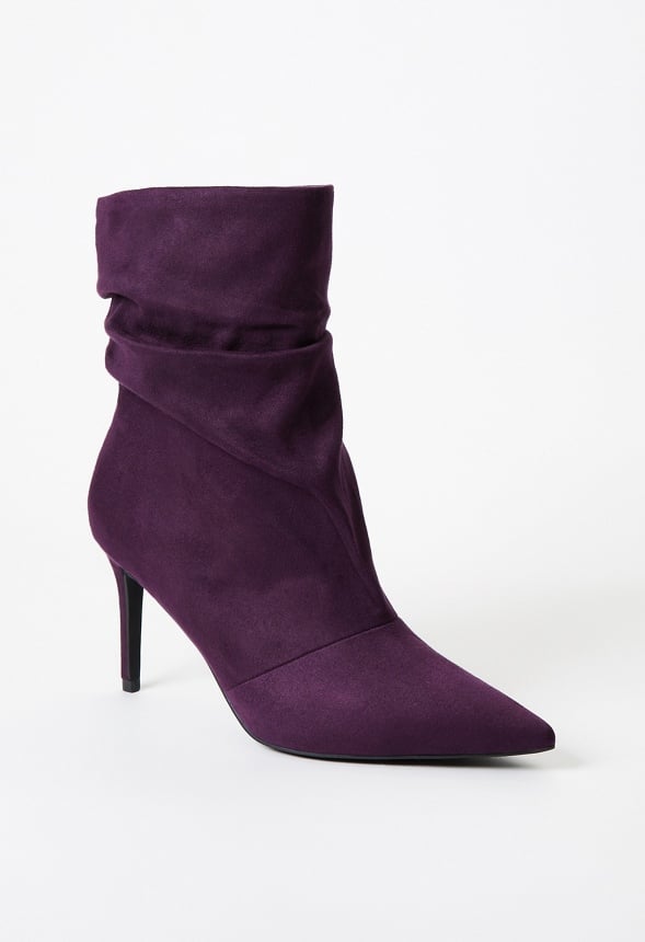 Natalia Stiletto Bootie Plum Perfect