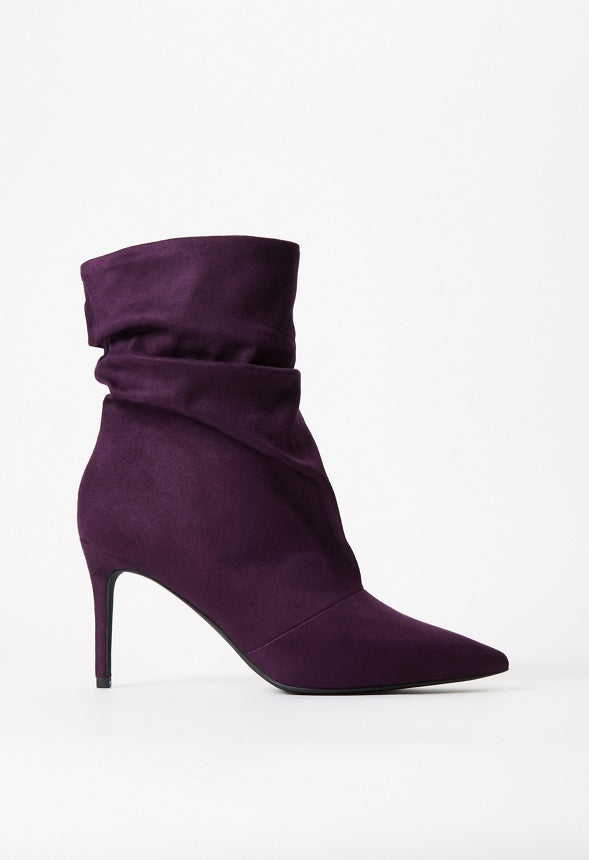 Natalia Stiletto Bootie Plum Perfect