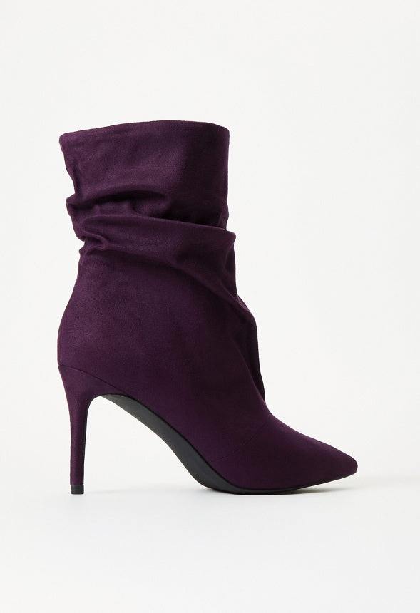 Natalia Stiletto Bootie Plum Perfect