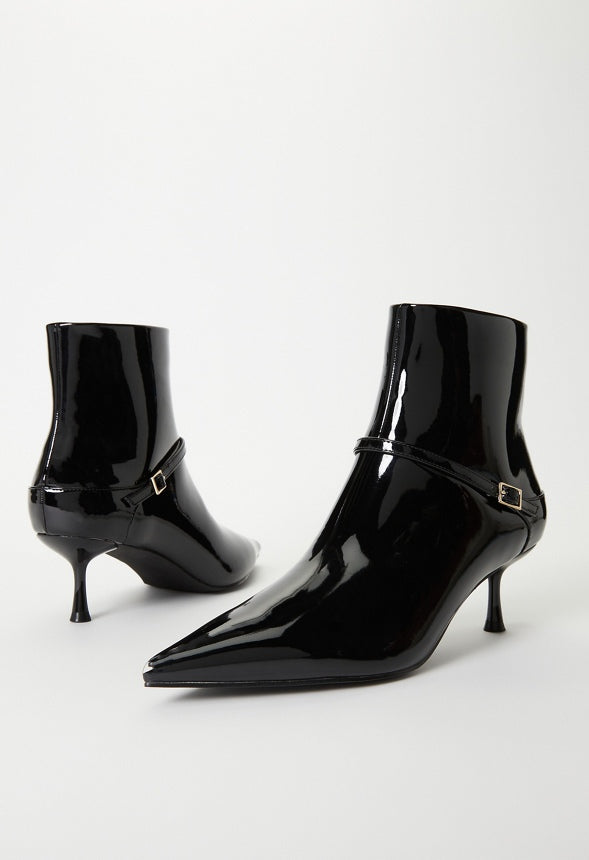Isadora Ankle Boot Black Patent