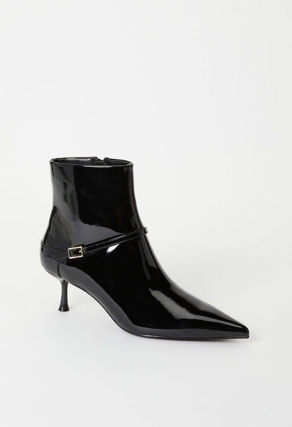 Isadora Ankle Boot Black Patent