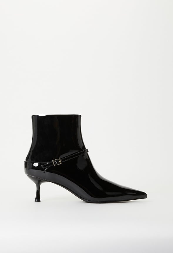 Isadora Ankle Boot Black Patent