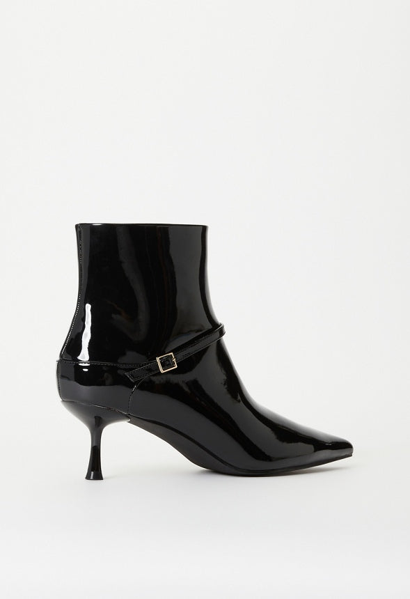 Isadora Ankle Boot Black Patent