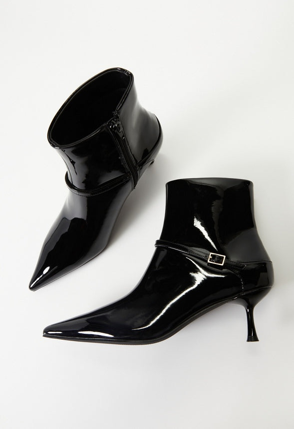 Isadora Ankle Boot Black Patent