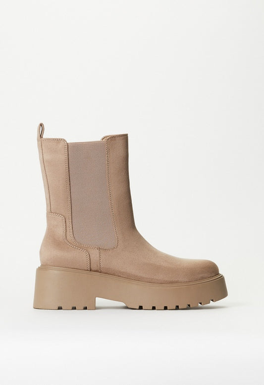 Saige Chelsea Bootie Taupe