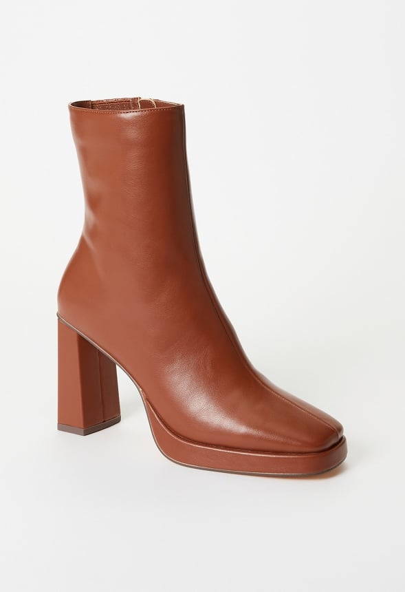 Verity Ankle Boot Leather Brown