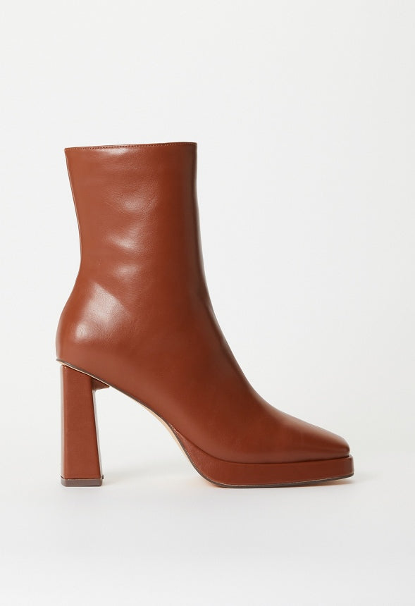 Verity Ankle Boot Leather Brown
