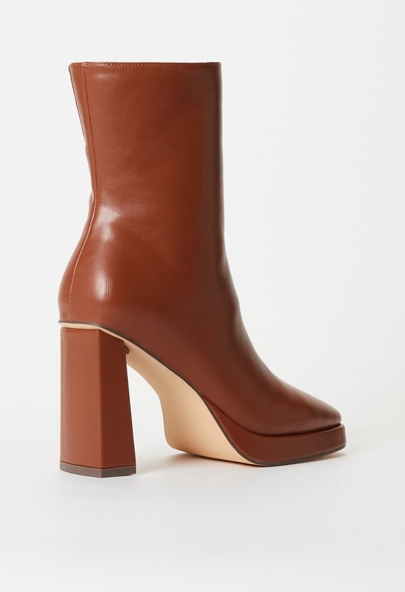 Verity Ankle Boot Leather Brown