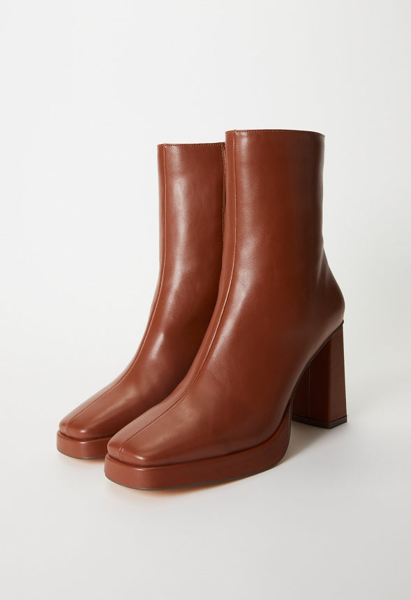 Verity Ankle Boot Leather Brown