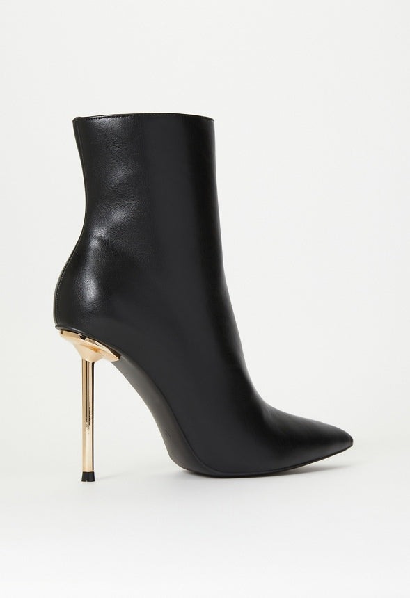 Priya Stiletto Bootie Black