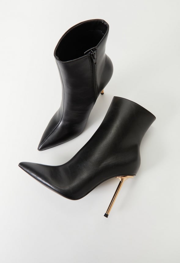 Priya Stiletto Bootie Black