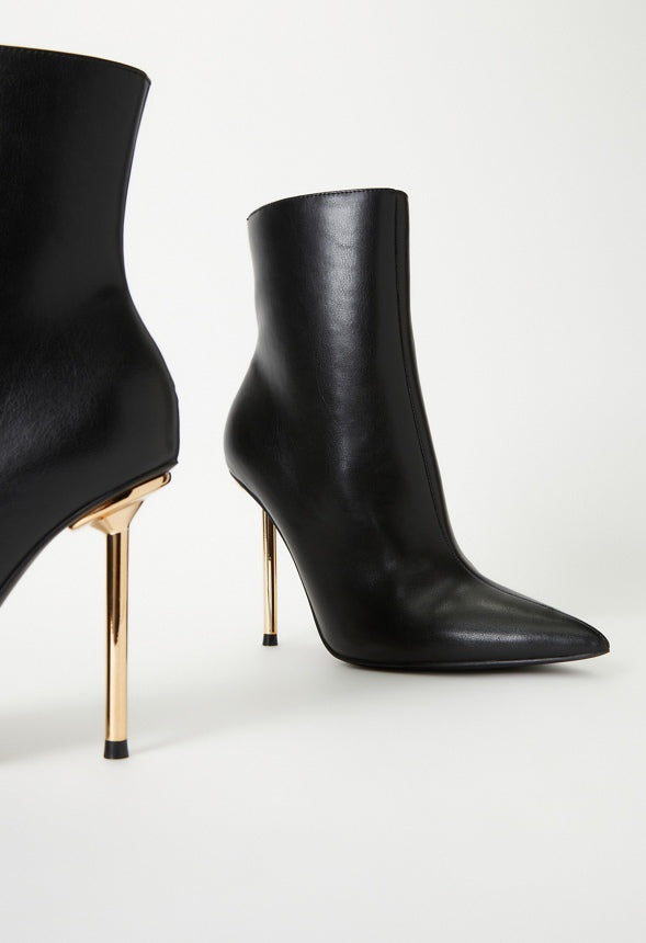 Priya Stiletto Bootie Black