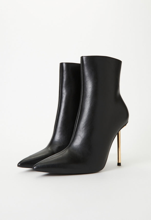 Priya Stiletto Bootie Black