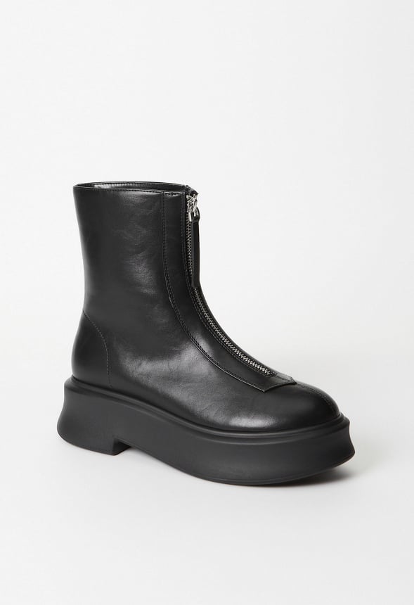 Bria Combat Bootie Black