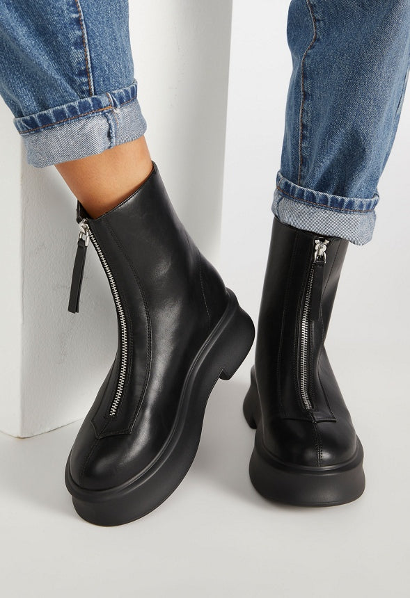 Bria Combat Bootie Black