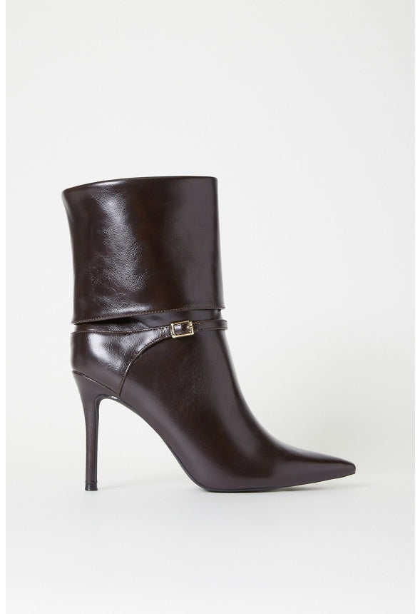 Blair Stiletto Bootie Cacao Brown