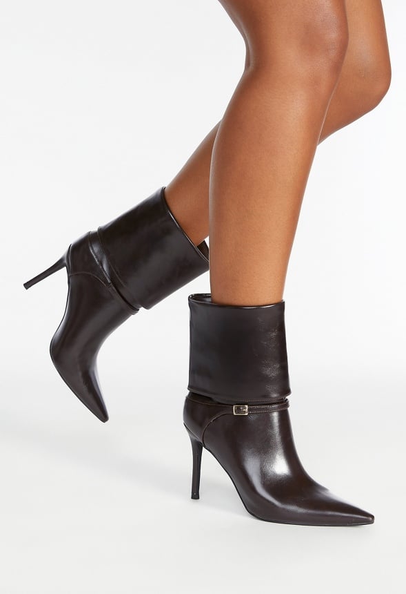 Blair Stiletto Bootie Cacao Brown