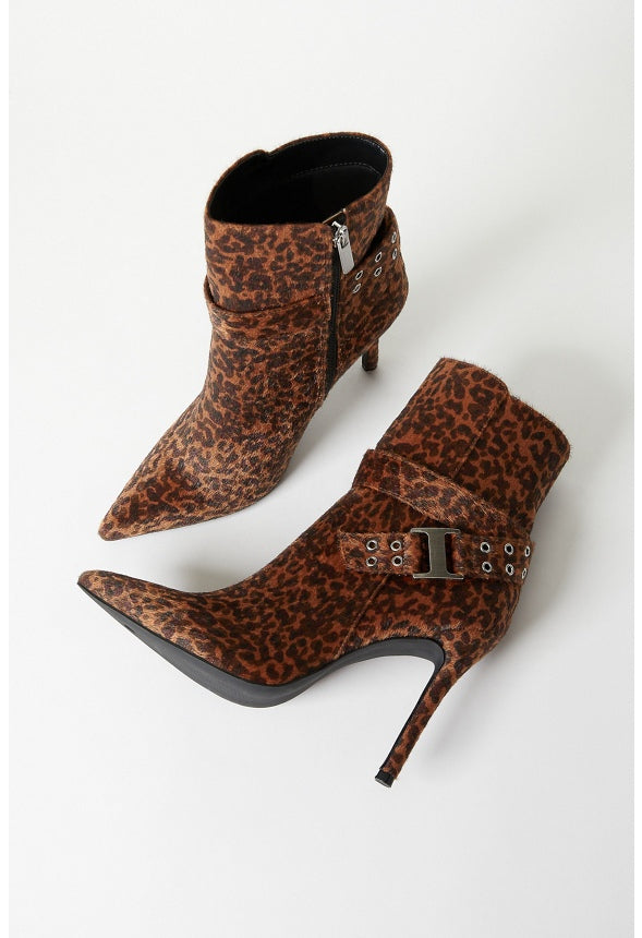 Kira Stiletto Bootie Leopard