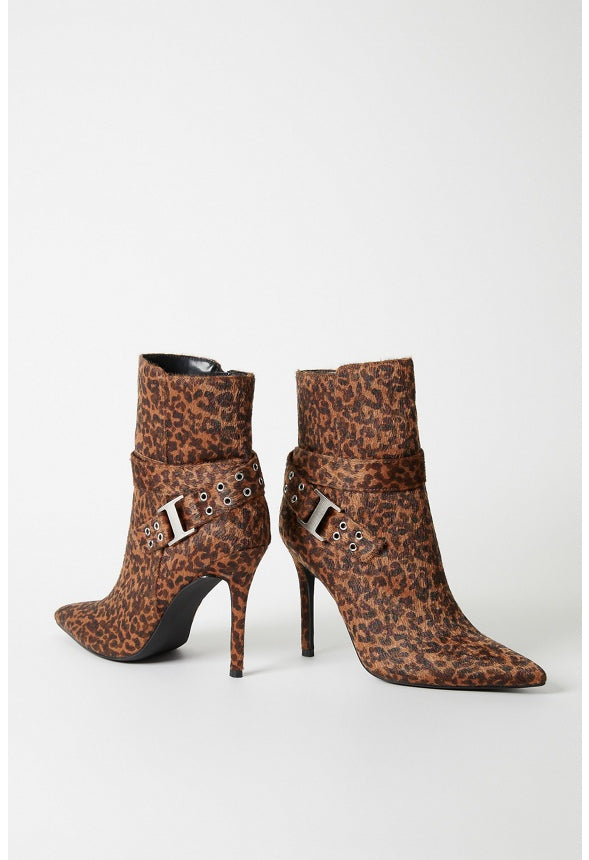 Kira Stiletto Bootie Leopard