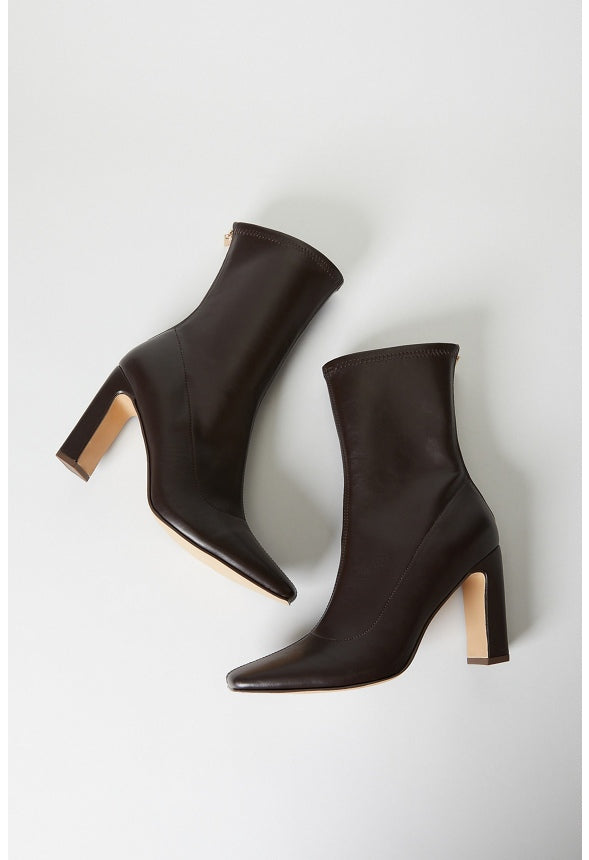 Maddie Heeled Bootie Cacao Brown