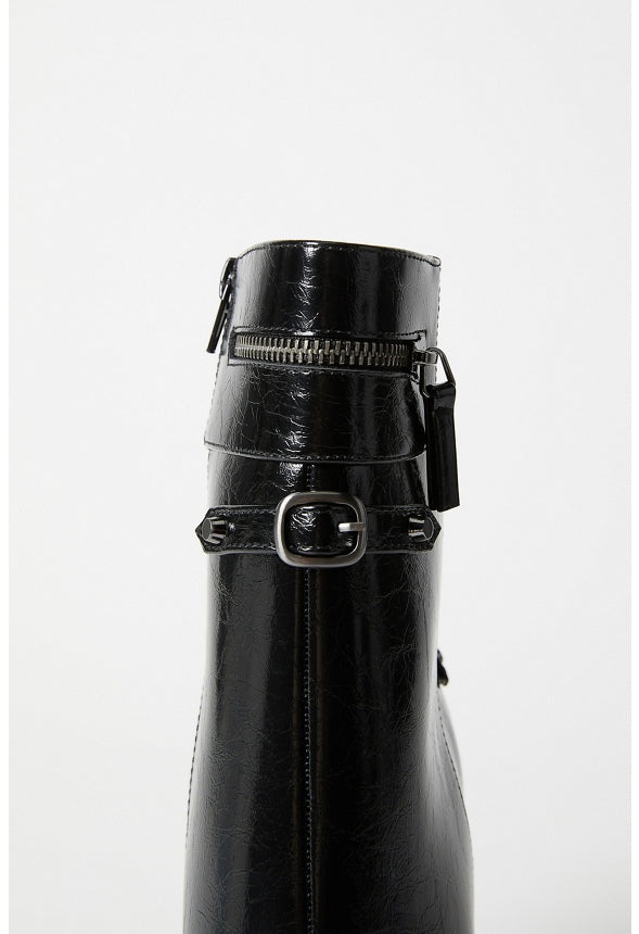Tae Stiletto Bootie Black