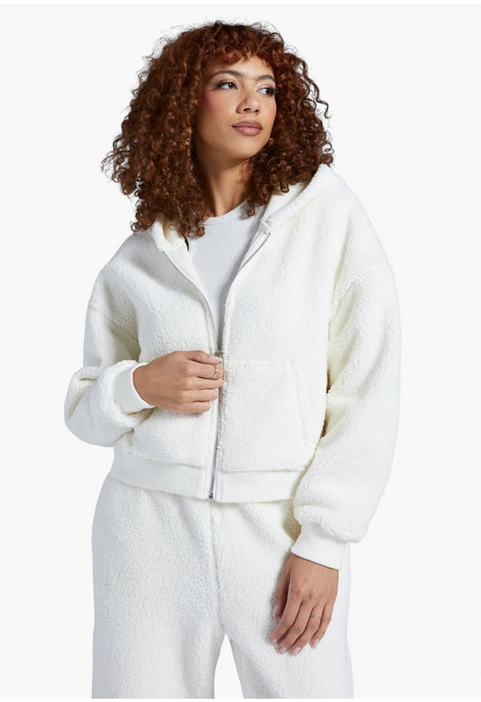 POLAR FLEECE ZIP UP Marshmallow