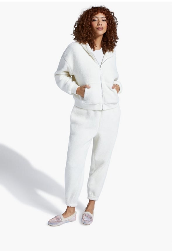 POLAR FLEECE ZIP UP Marshmallow
